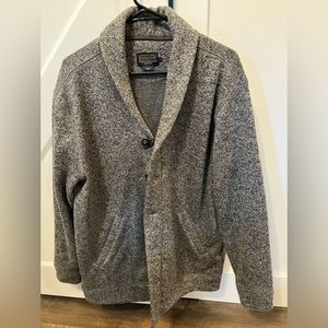 Men’s Pendleton Thomas kay cardigan sweater grey large